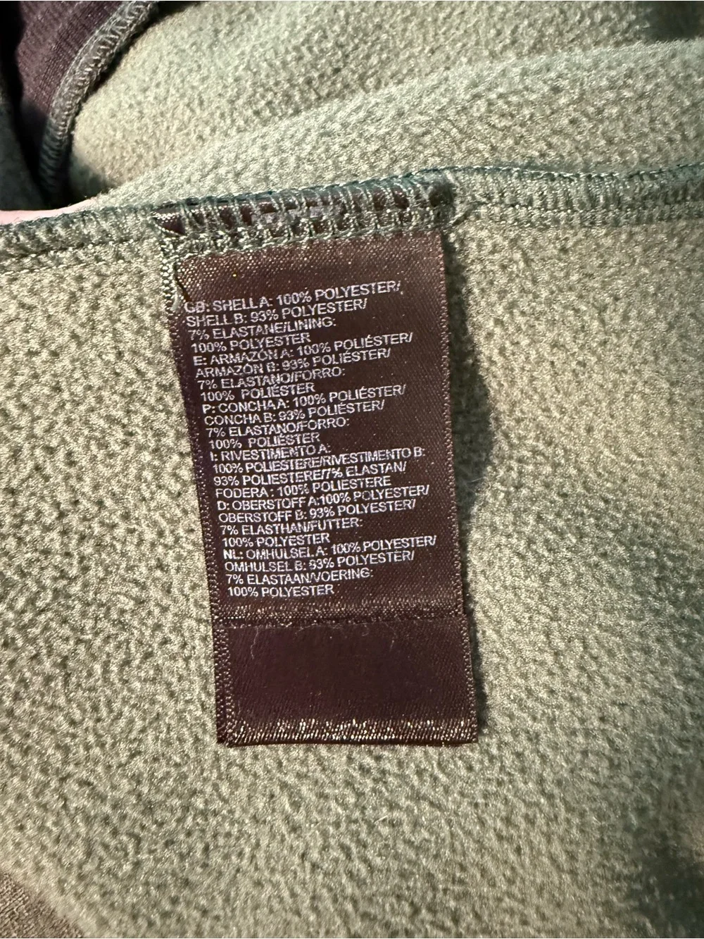 The North Face Men’s Canyonland Dark Green Full-Zip Jacket Size Medium